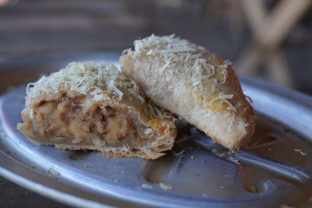 Miner hand pie